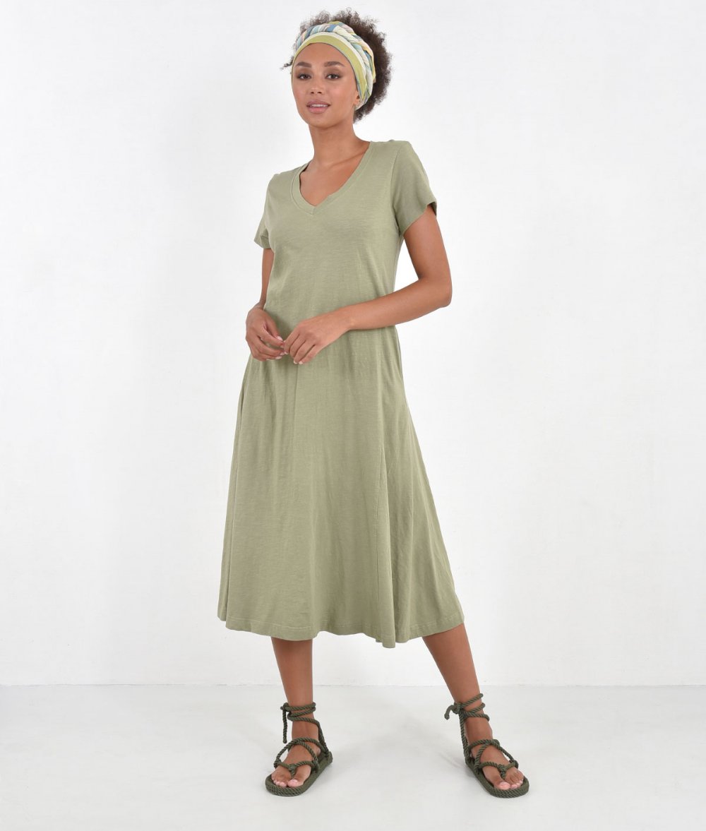 Midi Dress With Pockets