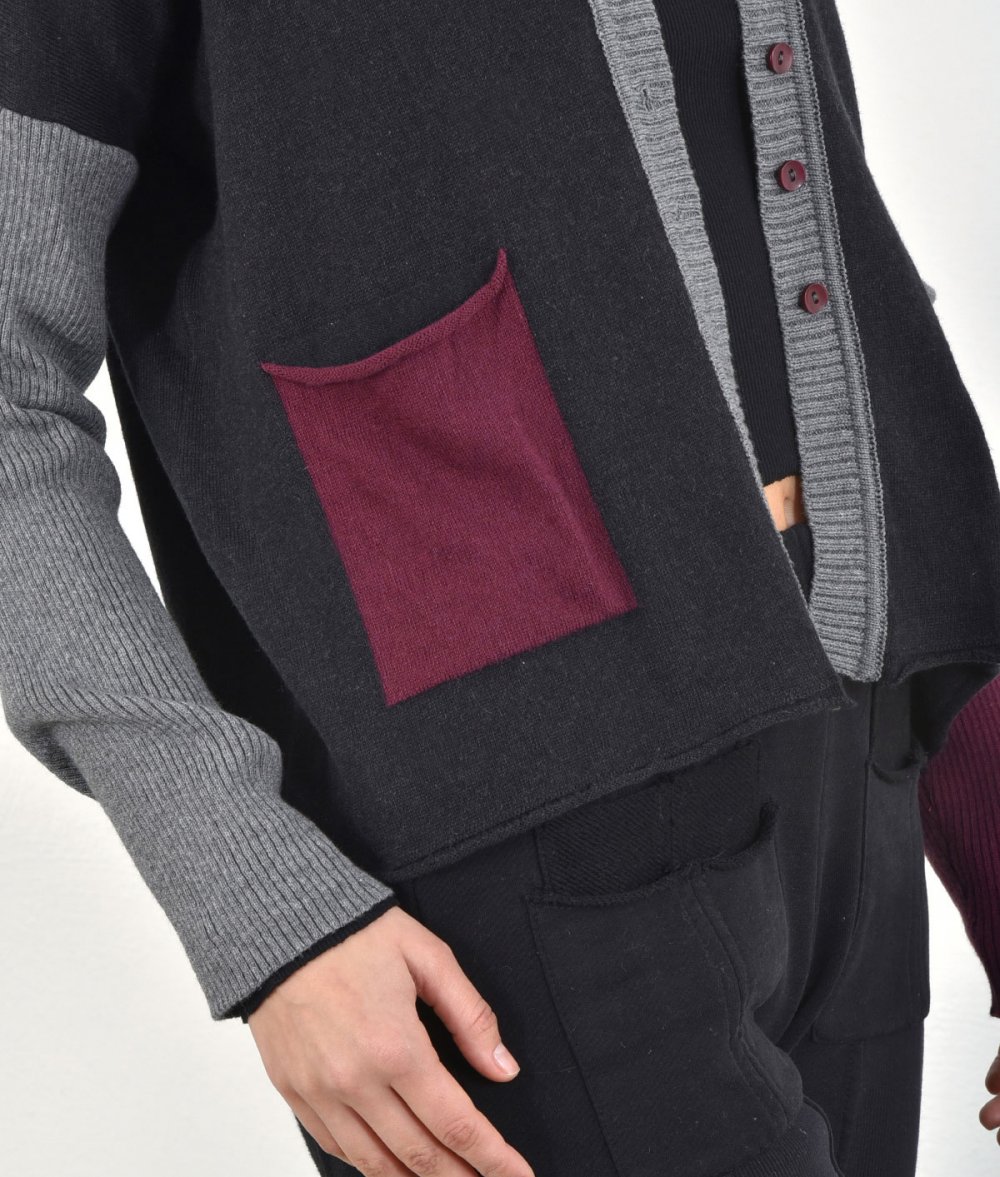 Knitted Cardigan with Buttons