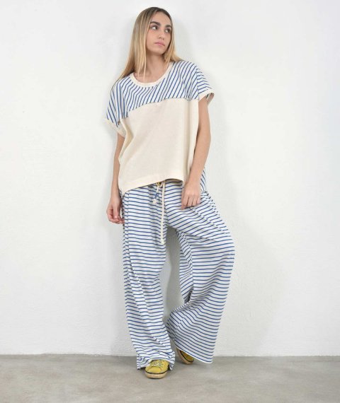 Unisex Pants With Stripes 