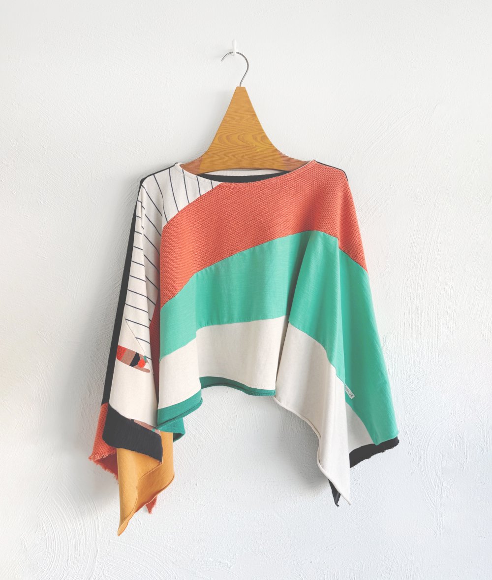 Polymorphic Poncho "Spring Sun"