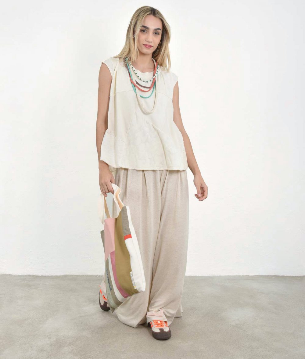 Patchwork Umbrella Blouse