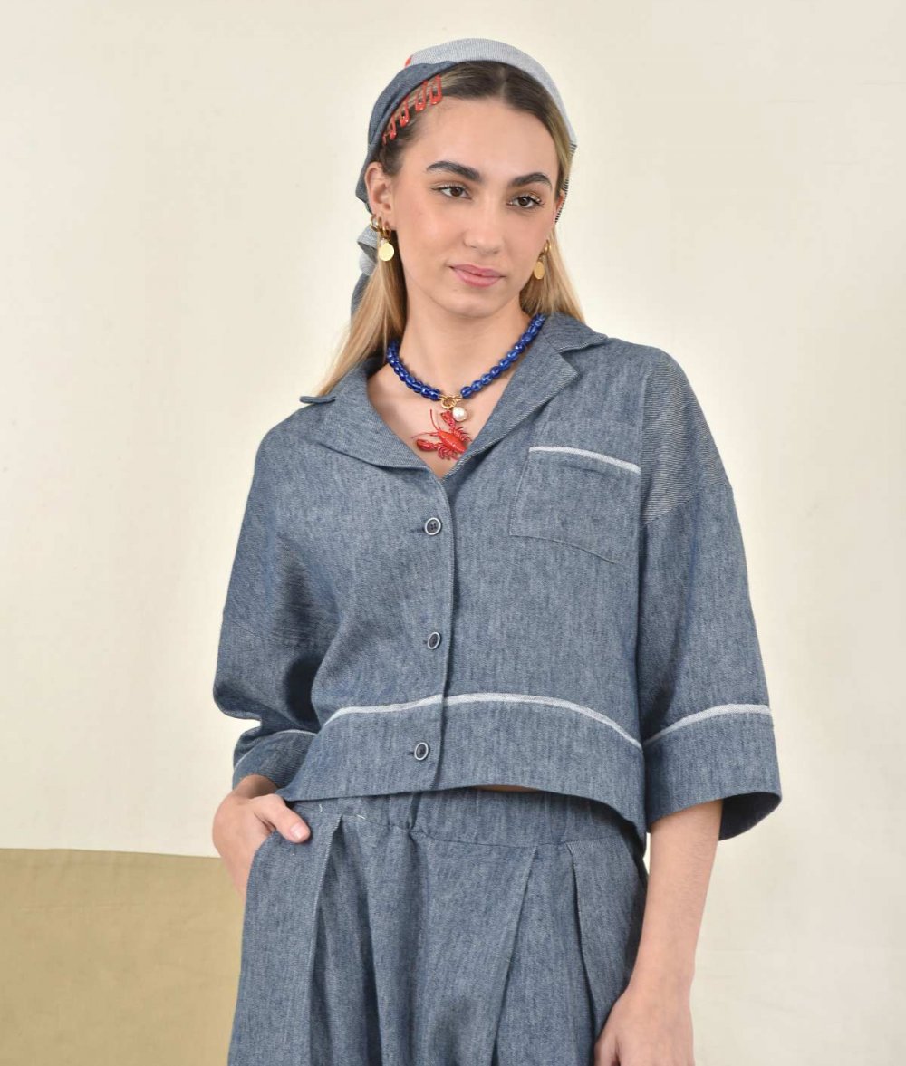 Denim kimono 