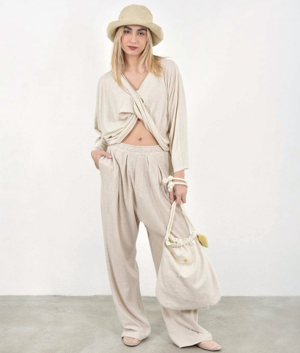 Wrap Front Blouse