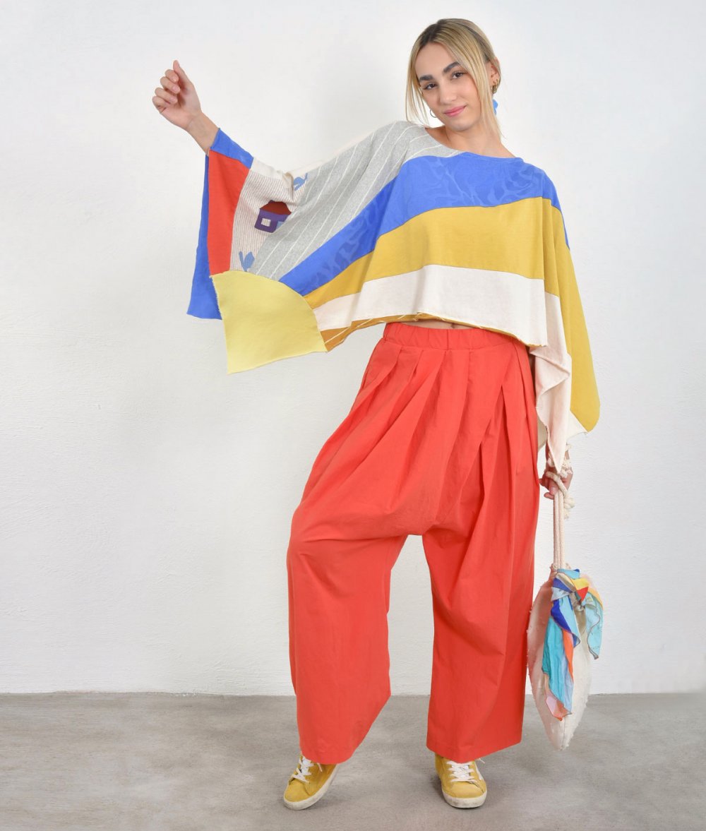 Polymorphic Poncho "Spring Sun"
