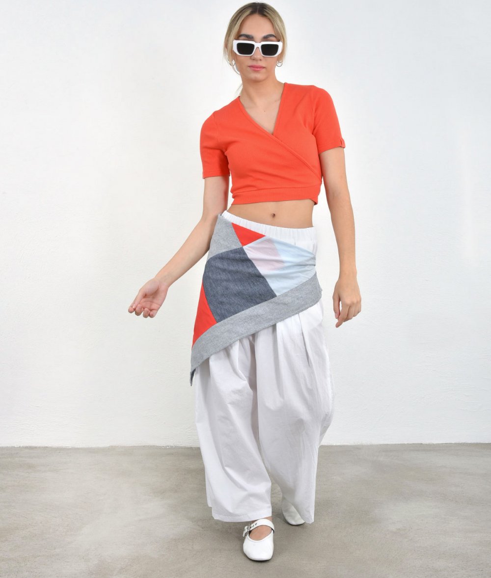 Wrap blouse