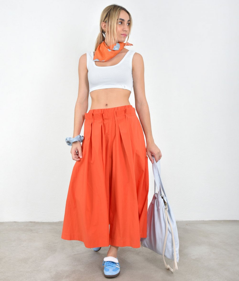 Zip culotte Pants