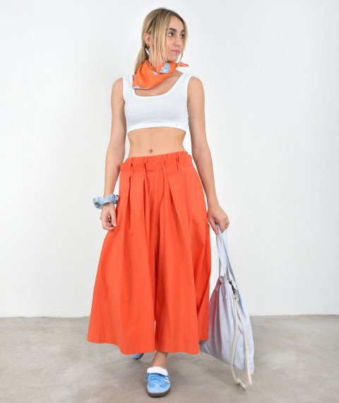 Zip culotte Pants