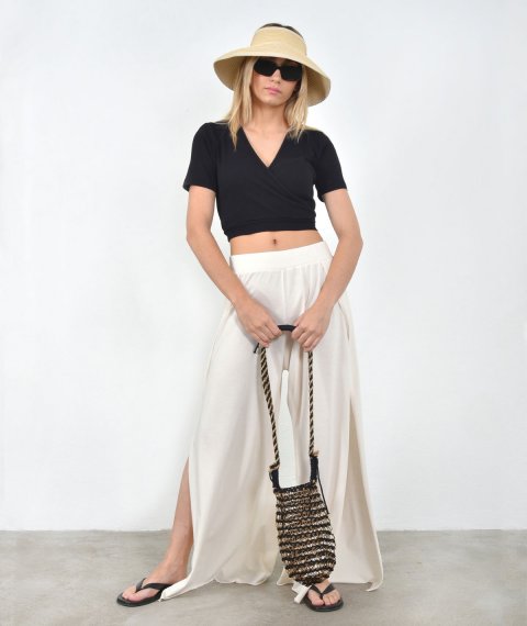 Wrap blouse