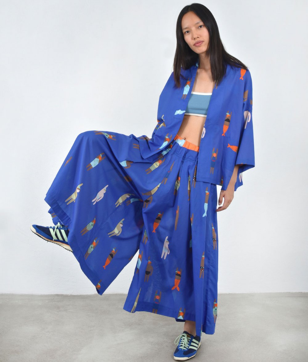 Zip culotte Pants