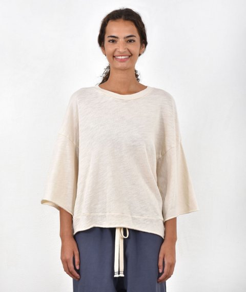 Blouse with 3/4 sleeves