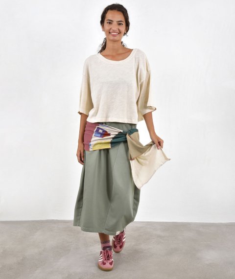 Cotton Sweat Skirt 
