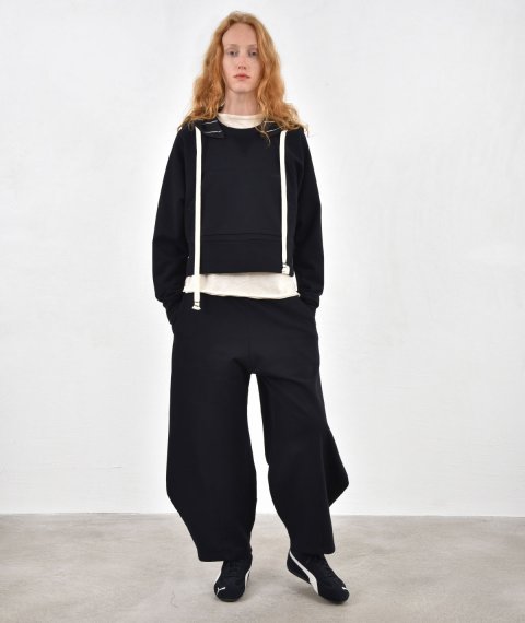 Oversized Βαμβακερό Παντελόνι 
