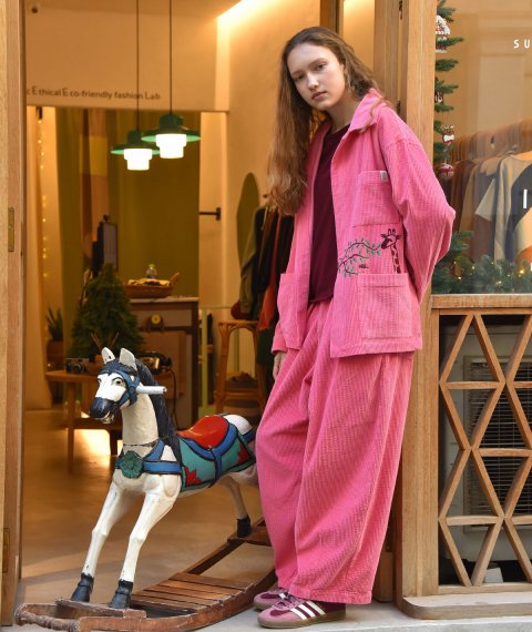 Corduroy Baggy Pants