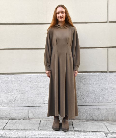 Long hooded dress
