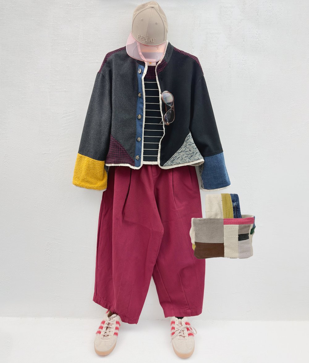 Crop Double-Faced Jacket