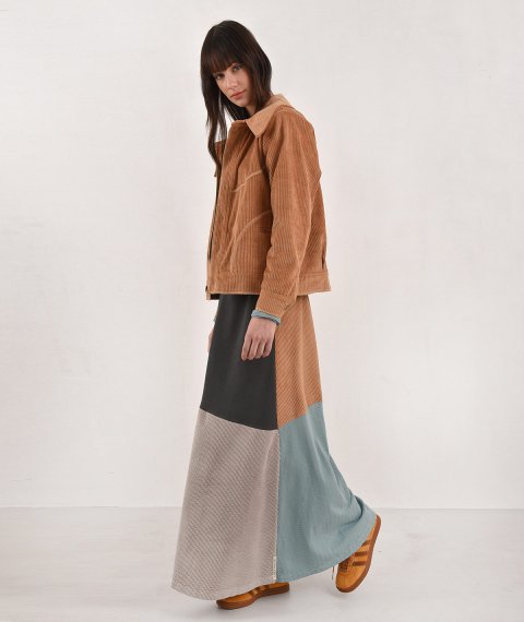 Maxi Patchwork Skirt