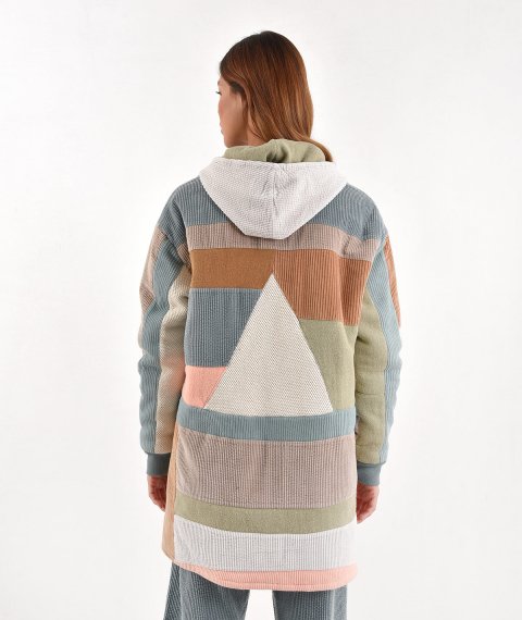 Asymmetrical Jacket Patchwork