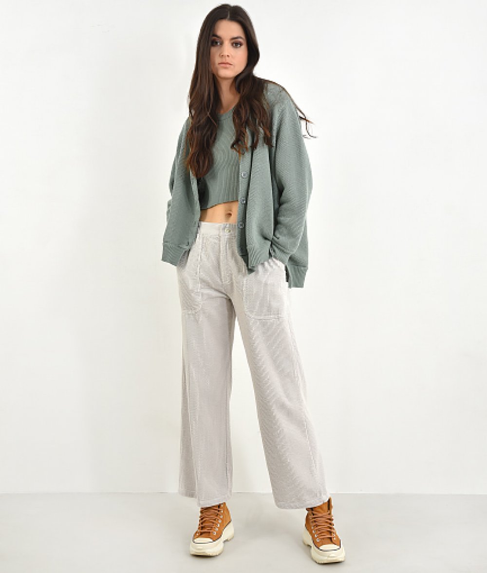 Knitted Cardigan With Buttons
