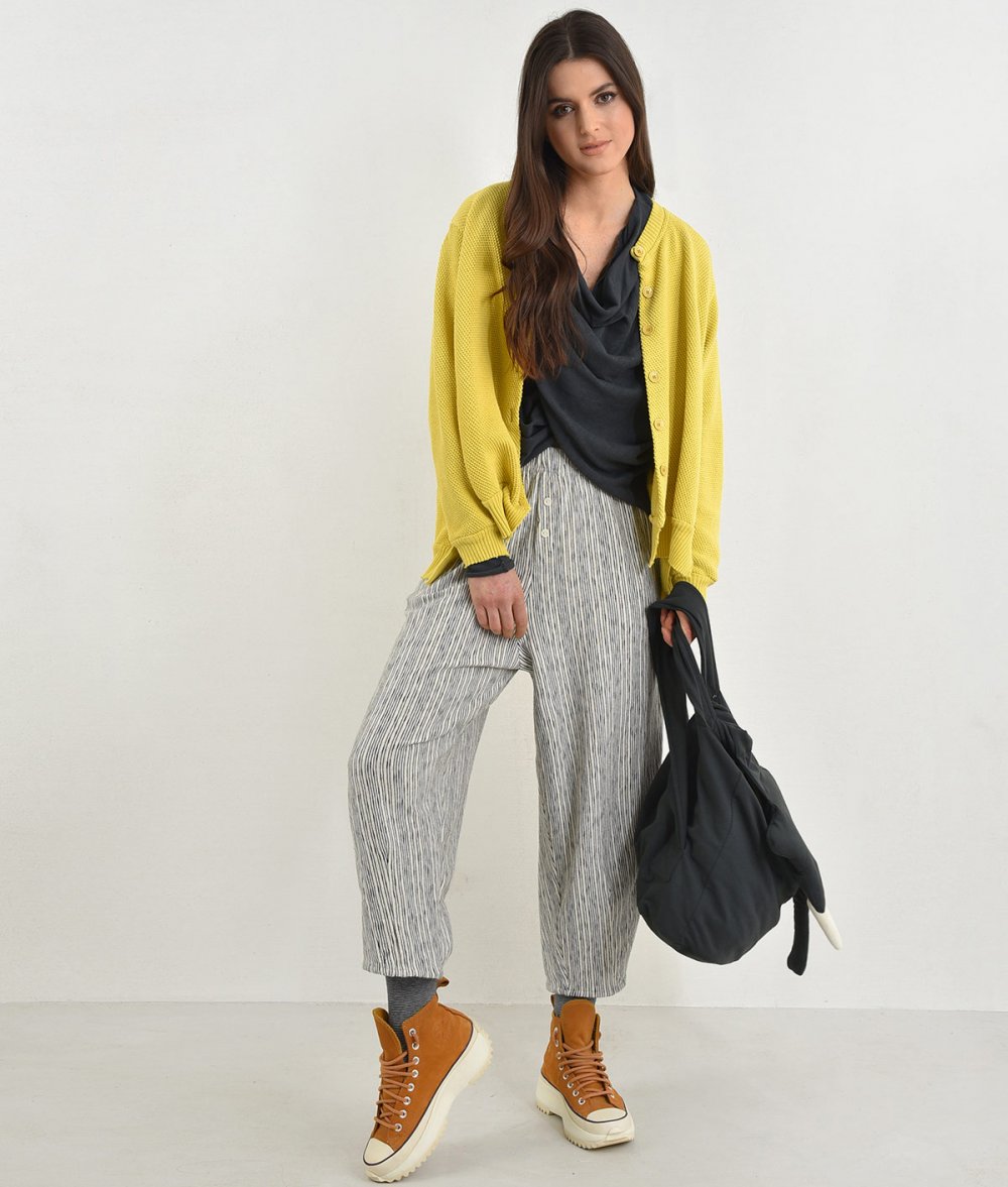 Knitted Cardigan With Buttons