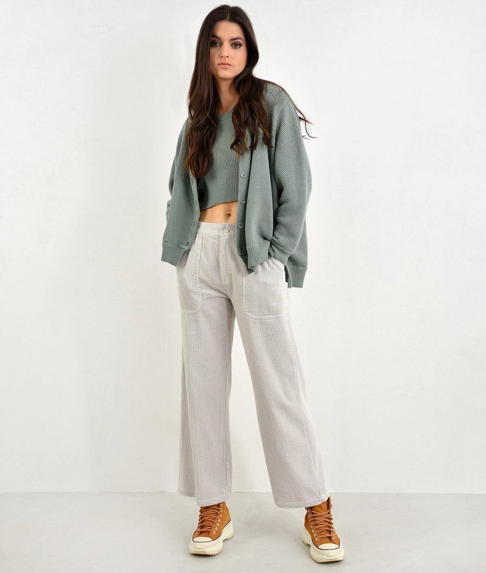 Knitted Cardigan With Buttons