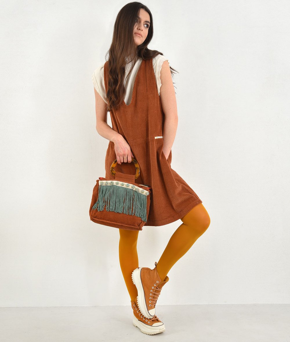 Padow Bag With Fringes