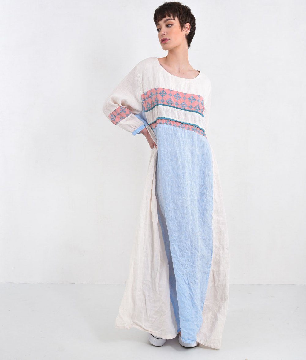 Maxi Patchwork Φόρεμα