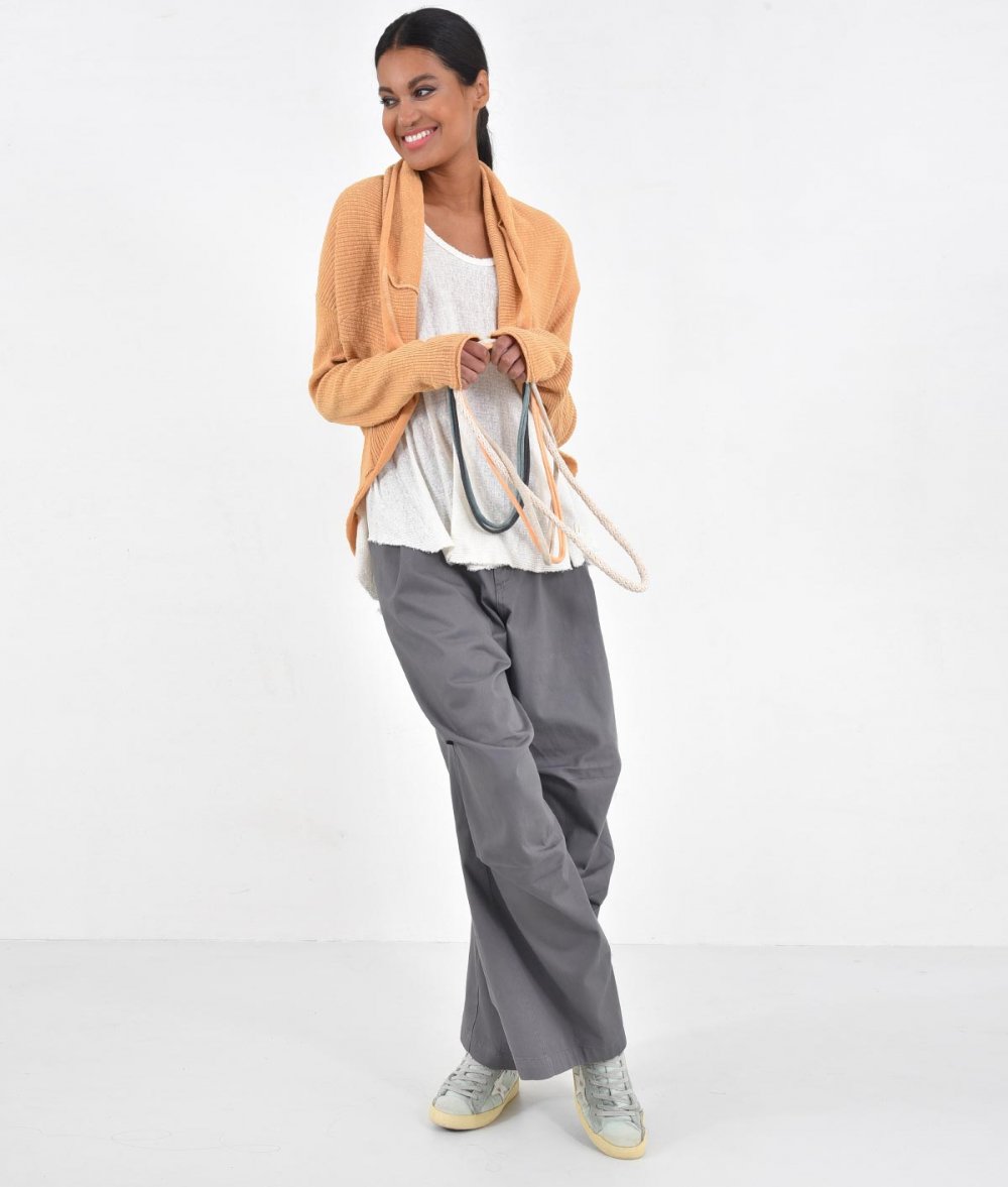 Oversized Pants With Elastic Waist