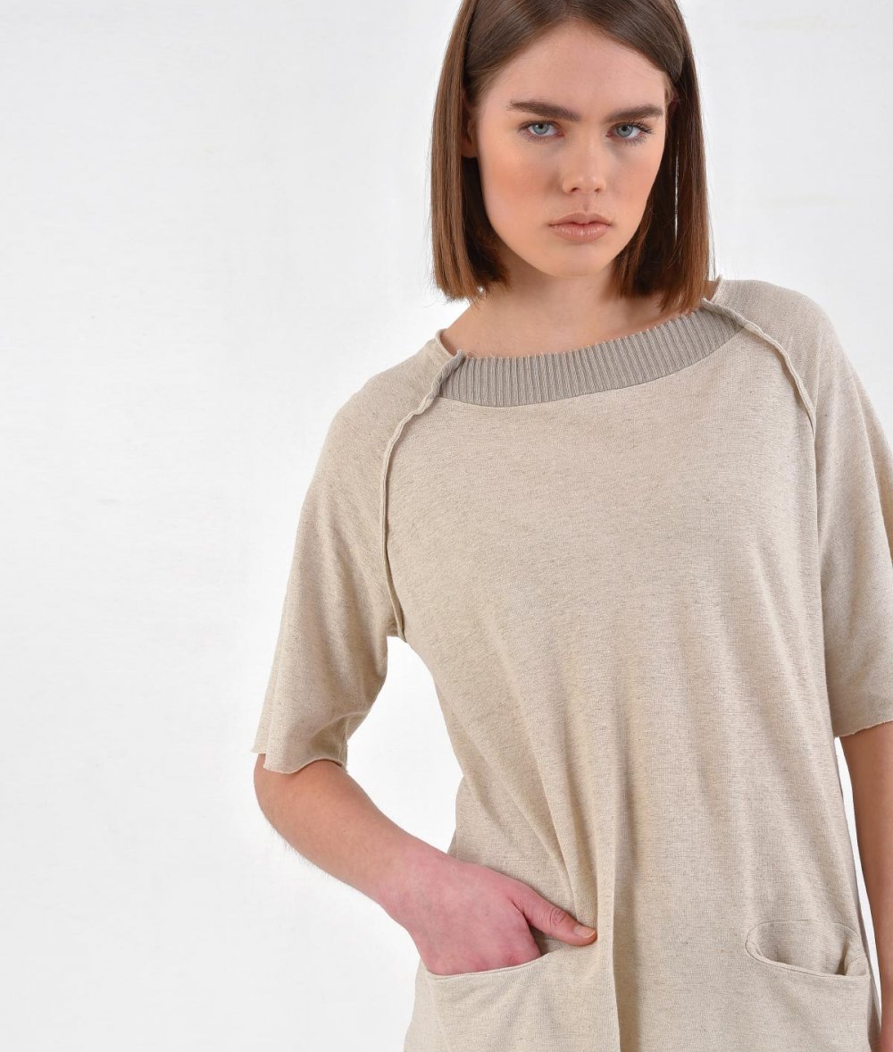 Unisex Blouse With Pockets