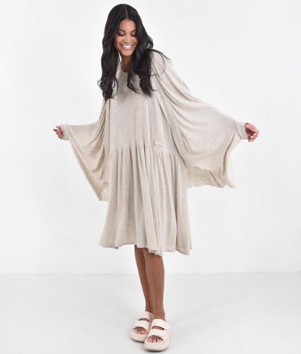 Dress Oversized With Gathers