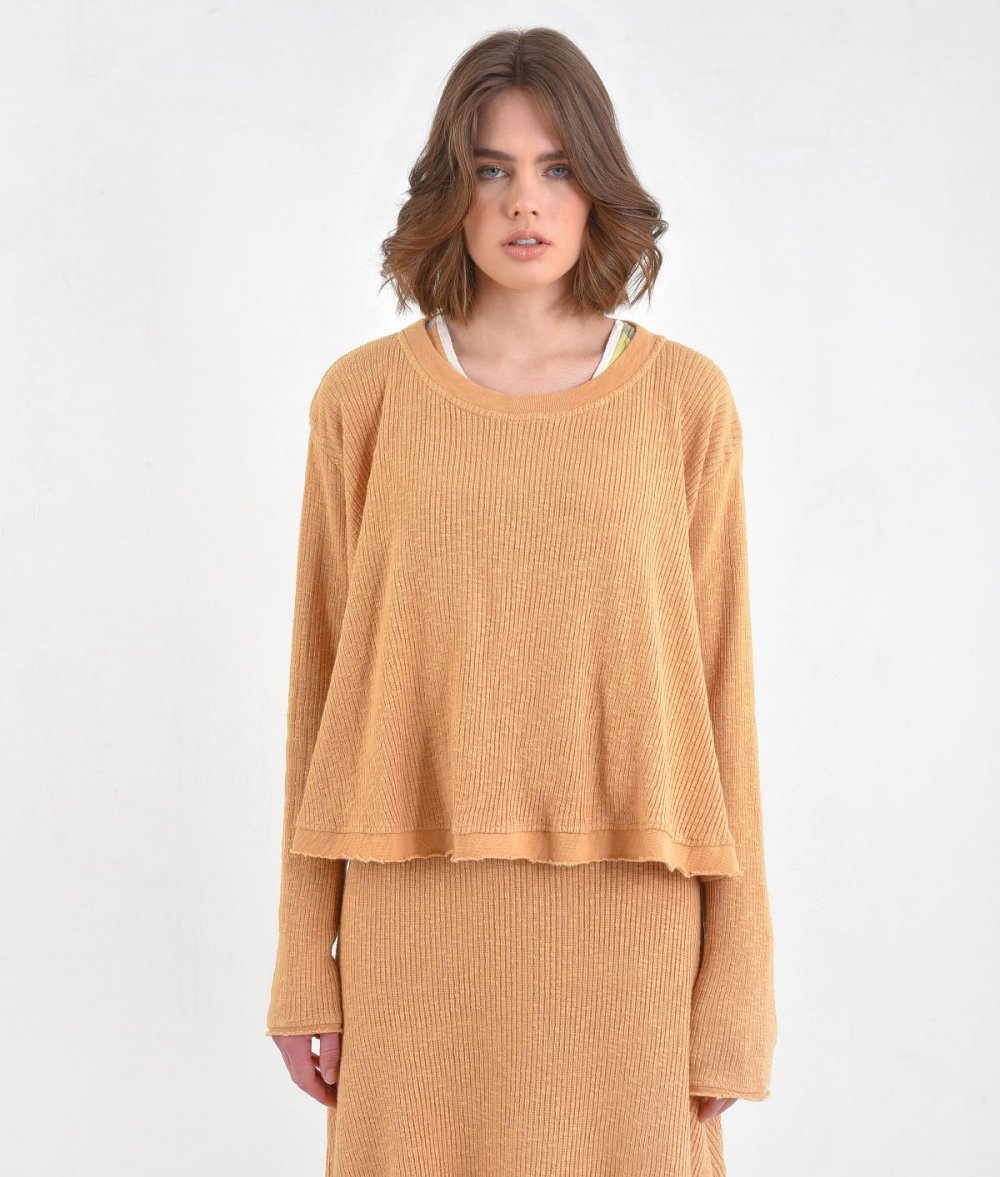 Polymorphic Knitted Blouse