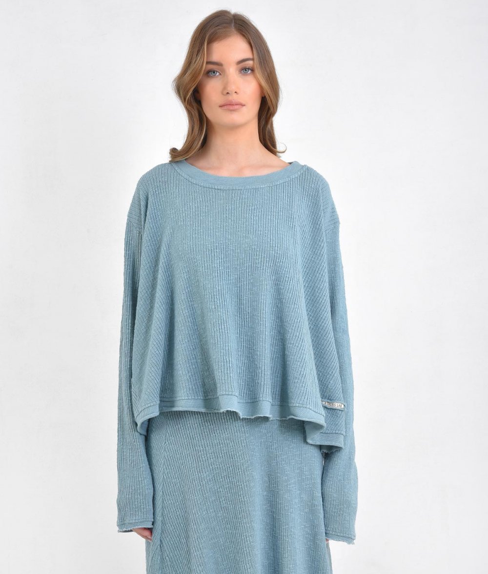 Polymorphic Knitted Blouse