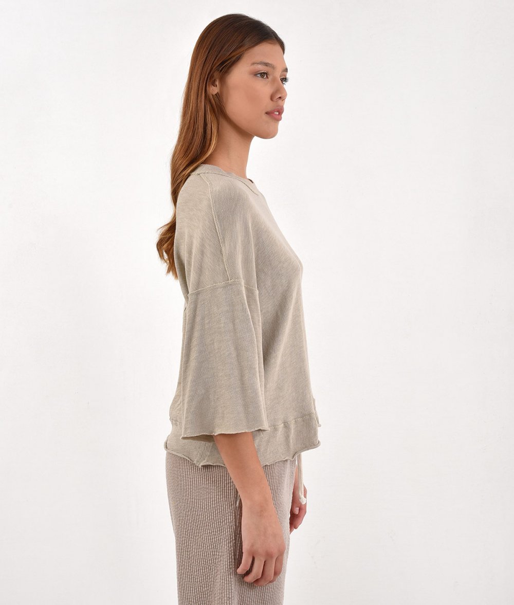 Blouse With 3/4 Sleeves
