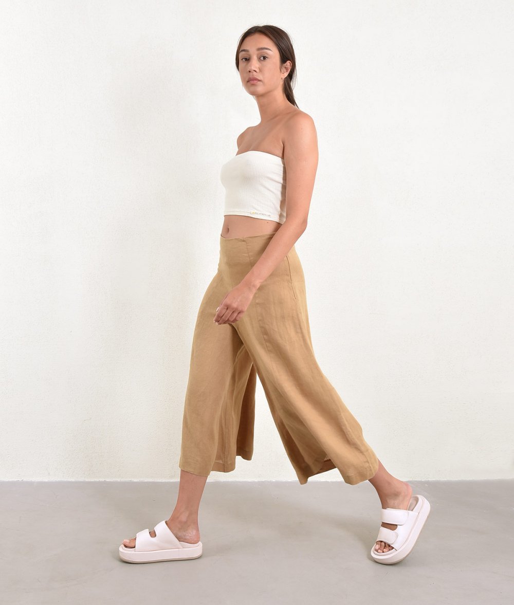 Zip Culotte With Zipper