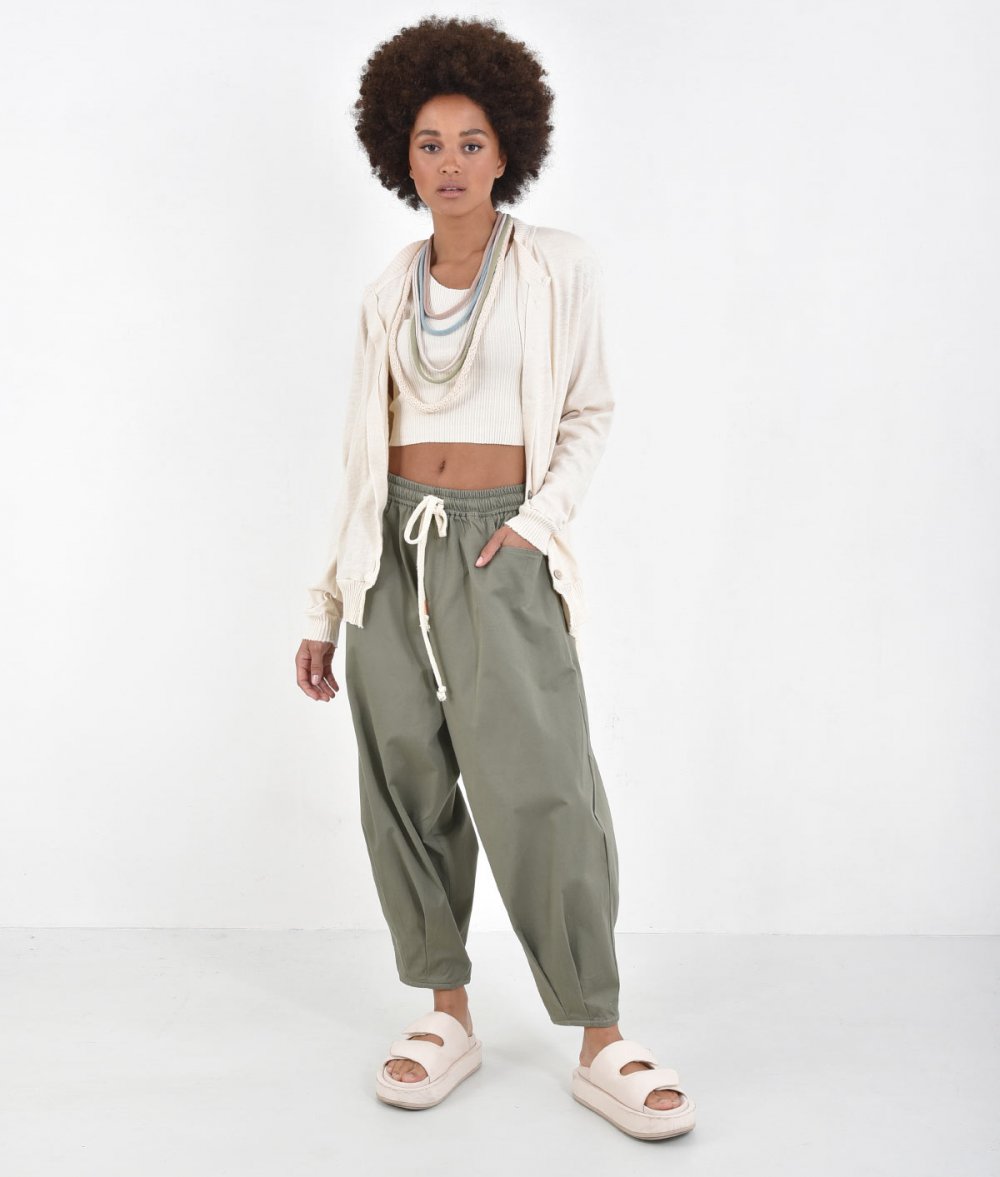 Cargo Pants With Pleats