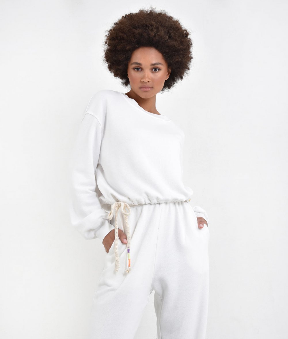 Crop Top With Drawstring
