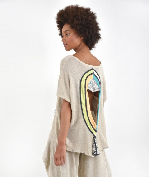 Knitted "Fish" Blouse