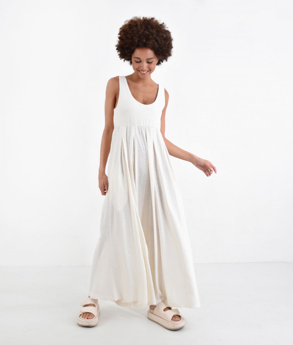 Jumpsuit With Hidden Pleats