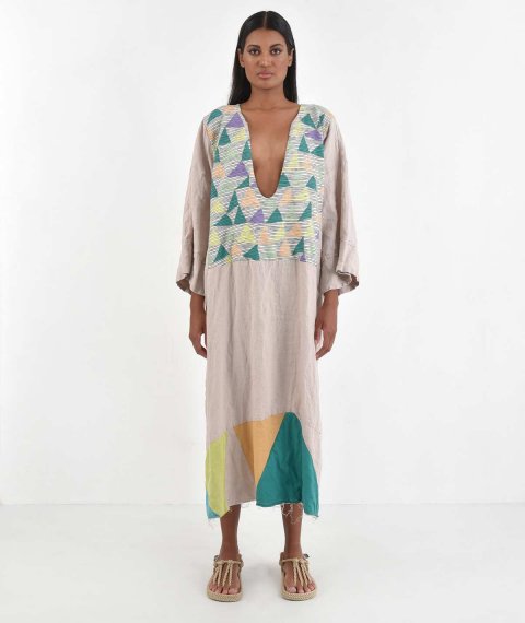 Unisex Patchwork Kaftan