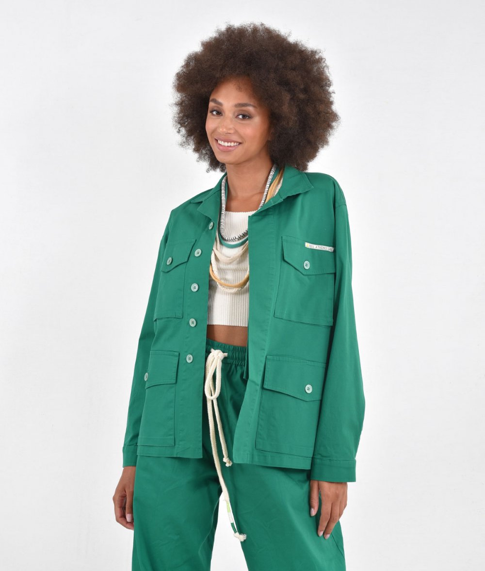 Cargo Jacket With Oversized Pockets