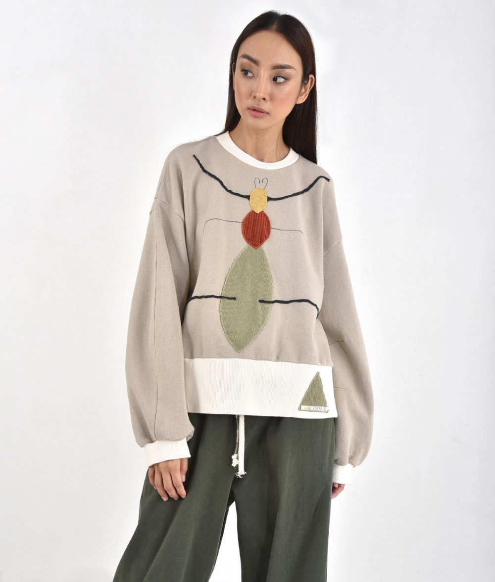 Patchwork Blouse "Ant"