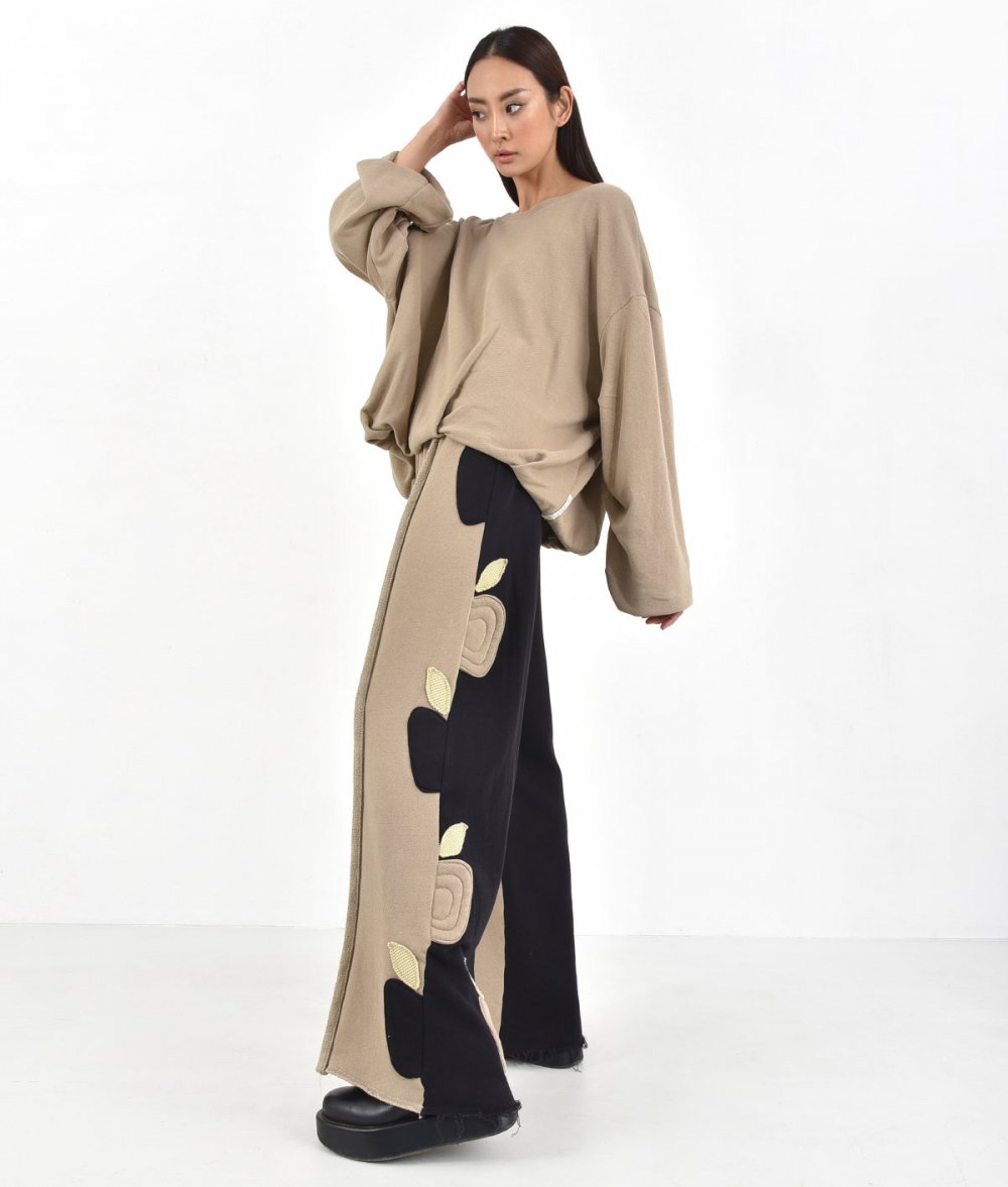 Patchwork Pants "Apples"